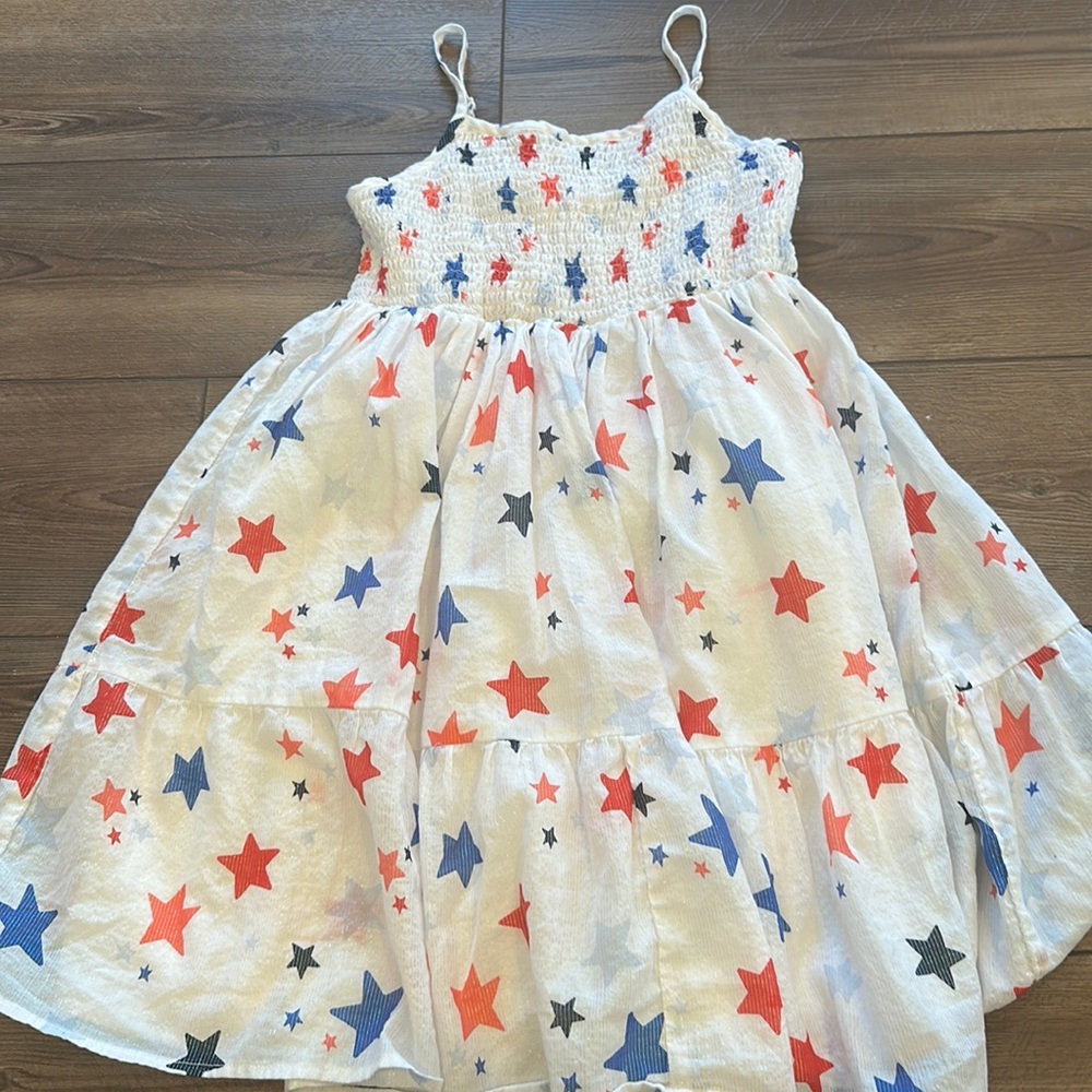 Cat and jack stars USA dress large